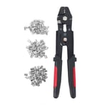 3X(Wire Rope Crimping Tool Wire Rope Swager Crimpers Fishing Plier with Crimp Sl