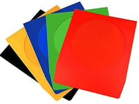 Best Price Square CD Sleeves, Paper, Colour, 50PK PS0750M by