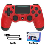 DATA FROG Bluetooth-yhteensopiva peliohjain PS4/Slim/Pro langattomalle peliohjaimelle PC Dual Vibration Joystick IOS/Androidille