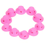 Hair Rollers No Heat Rubber Pink No Clip Hair Curlers Styling Waving Hairsty Ggm