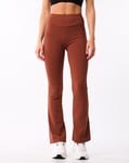 Bumpro Lively Flare Pants Brown Chocolate - M