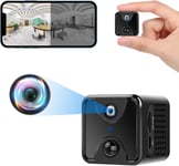 Caméra Espion WiFi, Mini Camera Cachée sans Fil 1080P HD, 160° Micro Caméra de Surveillance a Distance avec Détection de Mouvement PIR et Vision Nocturne Longue Autonomie