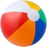 SHATCHI Ballon de Plage Gonflable de 61 cm aux Couleurs de l'arc-en-Ciel pour Les Vacances, la Piscine, Les fêtes, Les Jeux de Plein air, l'été