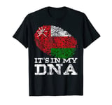 It's In My DNA Oman Country Flag Genes Vintage Omani T-Shirt