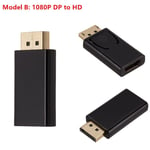 DP TO HDMI 1080p - 25cm - Câble adaptateur DisplayPort DP vers HDMI, 3 en 1, 1080P, convertisseur, pour ordinateur portable, projecteur, HDTV