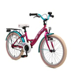 BIKESTAR® Premium Barncykel 20 Berry turkos