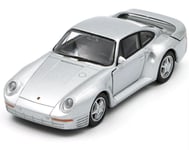 Voiture miniature moulée sous pression Welly Porsche 959 Silver 1:34 1:39...