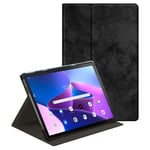 Lenovo Tab M10 Plus (3. Gen) 10.6&quot; (TB-125F/128F) Flip-Deksel med 360 Graders Stativfunksjon &amp; Penneholder - Svart