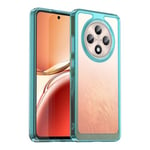 Oppo Reno 12F 5G Soft Gel Bumper Case [Clear Blue]