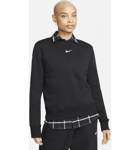 Nike Women's Crew-neck Sweatshirt Sportswear Phoenix Fleece Urheilu BLACK/SAIL