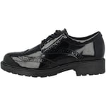 Clarks Women's Orinoco2 Limit Oxford, Black Leather, 4 UK