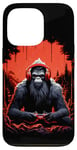 Coque pour iPhone 13 Pro Bigfoot Gamer Graphic Art - Joueur de jeux vidéo amusant