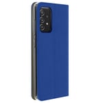 Folio Case for Samsung Galaxy A52 / A52 5G Magnetic Cover Card-holder Stand Blue