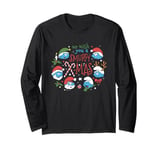 The Smurfs We Wish You A Smurfy Christmas Long Sleeve T-Shirt