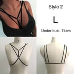 Sexy Bandage Bra Belt Lingerie Cage Harness Style 2 L