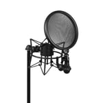 Adam Hall DSM400 Shockmount w Pop Filter