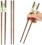 Left Handed Learning Easy to Use Reusable Chopstick Helper Training Chopsticks