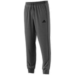 adidas Unisex Kids Core 18 Sweat Trousers, Dark Grey Heather/Black, 9-10 Years UK