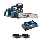 Makita DUC353PG-2 Twin 18v Brushless Chainsaw (2x6Ah)