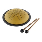 Meinl Sonic Energy Mini Steel Tongue Drum, B Major, Gold