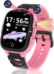 Montre Connectée Enfant,Montre Enfant,Montre Connectée Enfant Les Filles,Montre Telephone Enfant,Parler,Sos,Jeux,Photo,Cadeau De Fête Jouets Pour Garçons Et Filles De 4 À 16 Ans