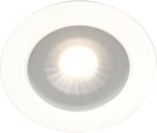 Led-Minidownlight 1202 12V Vit 3000K, 300Lm, Strålningsvinkel 70°, 4,3W, 12V Ac/Dc, Ip44. Snabbklämmor På Baksidan Professional