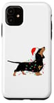 Coque pour iPhone 11 Ho Ho Ho Teckel