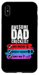 iPhone XS Max Dad Checklist GrillMaster Gym Workout Family Father Case