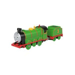 Thomas & Friends Motorized Toy Train Henry Battery-Powered Engine with Tender for Preschool Kids Ages 3+ Years, HTN40