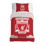 Liverpool FC You´ll Never Walk Alone Påslakan Set Enkelsäng Röd Red/White Single