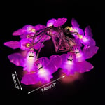 1,5 m 10 Led Halloween Kurpitsa Ghost Luurankot Bat Spider Led Light String Festivaalibaari Kotijuhlasisustus Halloween-koriste