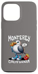 Coque pour iPhone 13 Pro Max Monterey California Seagull French Fries Souvenir drôle