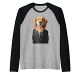 Dog Suit Raglan Baseball Tee