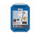Vis zinc Kreg 38 mm avec filetage grossier - Boite de 250 vis - SML-C150-250-INT