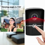 7in 1080P WiFi Video Doorbell Intercom TFT Remote Control Night Viewing For GF0