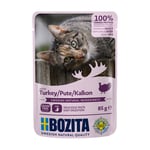 Bozita Chunks in Gravy Pouch 24 x 85 g - kalkkuna