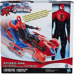 Hasbro Marvel Titan Hero Ultimate Spider-Man Figure with Turbo Racer Vehicle Toy