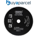 Draper HSS 85mm Mini Circular Saw Blade 1.3mm Kerf 72T 10mm Metal Wood Cut 90486