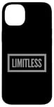 iPhone 14 Plus One Word Funny Text Design Of Limitless Quotes Case