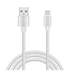 Cable de charge Micro USB 3 Mètres pour Tablette Lenovo TAB2 A10-30 Couleur Argent -Marque YuanYuan