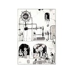 Wee Blue Coo The Man Heath Robinson Wall Art Print