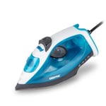 Steam Iron 1800W Non-Stick Soleplate Dry/Steam Iron Adjustable Temperature Blue