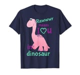 Lil' Stings Adult Baby I Love You Dinosaur ABDL T-Shirt T-Shirt