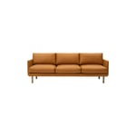 Emo 3 Seater Sofa, Cognac/natural Oiled Oak