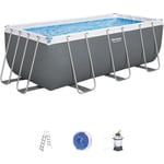 Piscine hors sol Power Steele 412 x 201 x 122cm, filtre a sable, echelle, dif...