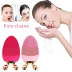 Face Cleansing Instrument Facial Skin Care Massager B Pink