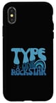 Coque pour iPhone X/XS Rockstar de type 1