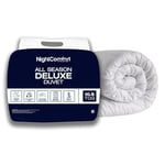 Night Comfort Couette en Duvet hypoallergénique 10,5 tog pour Toutes Les Saisons - Housse 100% Microfibre - Rembourrage épais en Fibre Creuse - pour lit Double