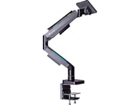 Thermaltake Single Rgb Gaming Monitor Arm, Monitor Mount (Black, For Monitors 17" - 49")