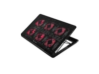 Savio Laptop Cooling Pad 6 Backlit Fans 2000 Rpm Cos-01, 43,9 Cm (17.3"), 5 Kg, 6 Stykker, 7 Cm, 7 Cm, 7 Cm